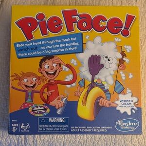 Hasbro Pie Face Game - Red and Yellow